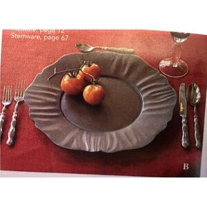 LOT 5 Southern Living at Home Set Charlottesville plate chargers bundle metal